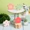 12 Pcs Spring Flower Wooden Cutouts Unfinished Flower Shaped Table Signs Wooden Flowers Blocks to Paint Blank Wooden Table Centerpieces for DIY Crafts Spring Home Shelf Tiered Tray